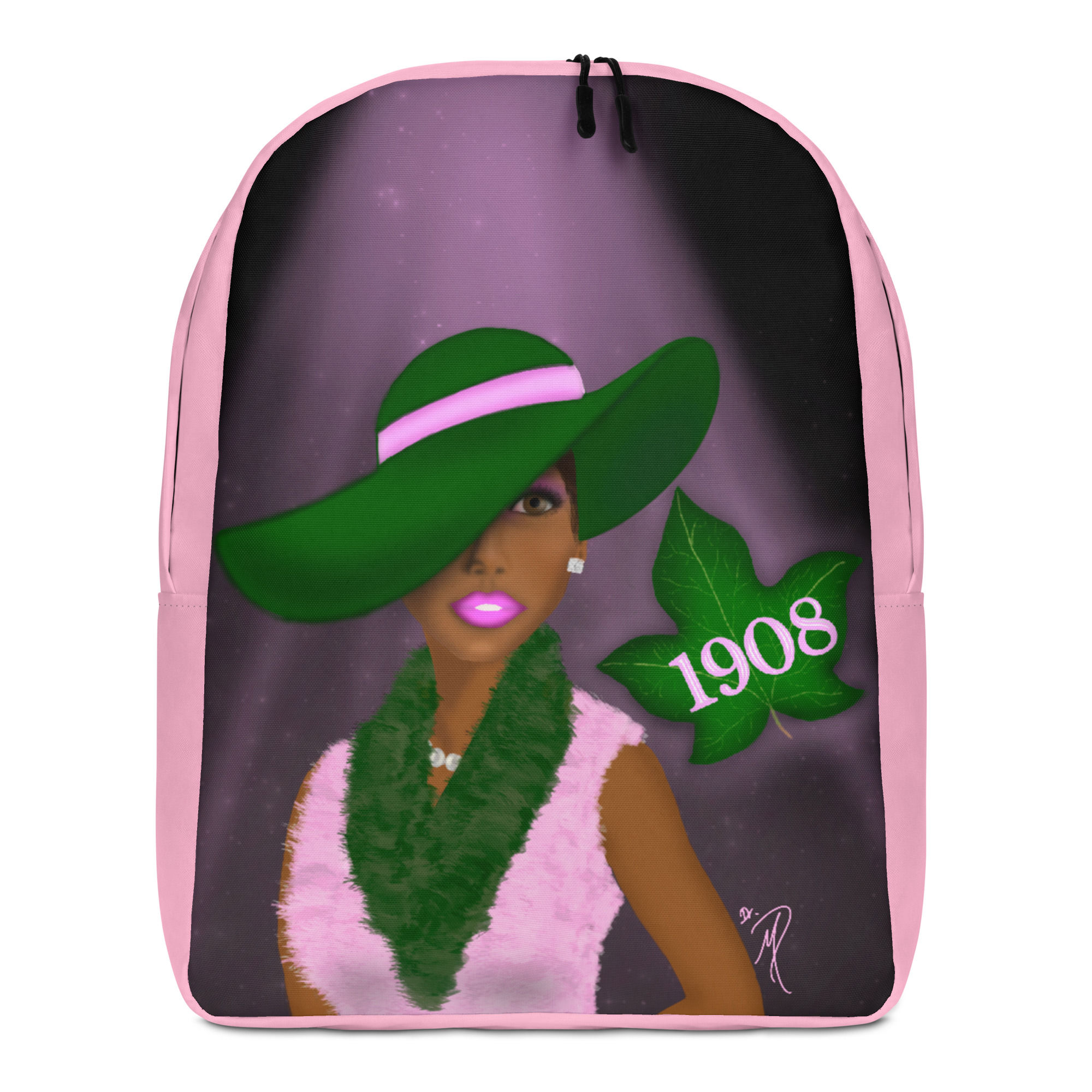 "Pretty Pink Lady" Backpack - Pink