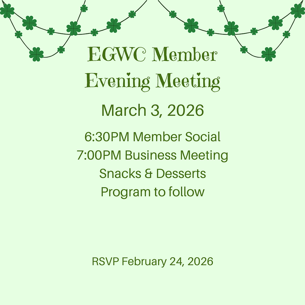 March Member Meeting