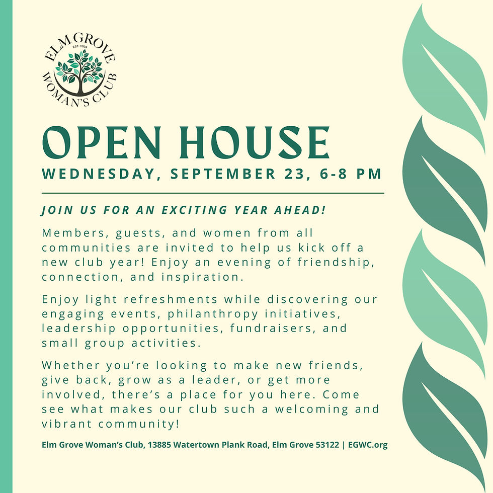 EGWC Open House