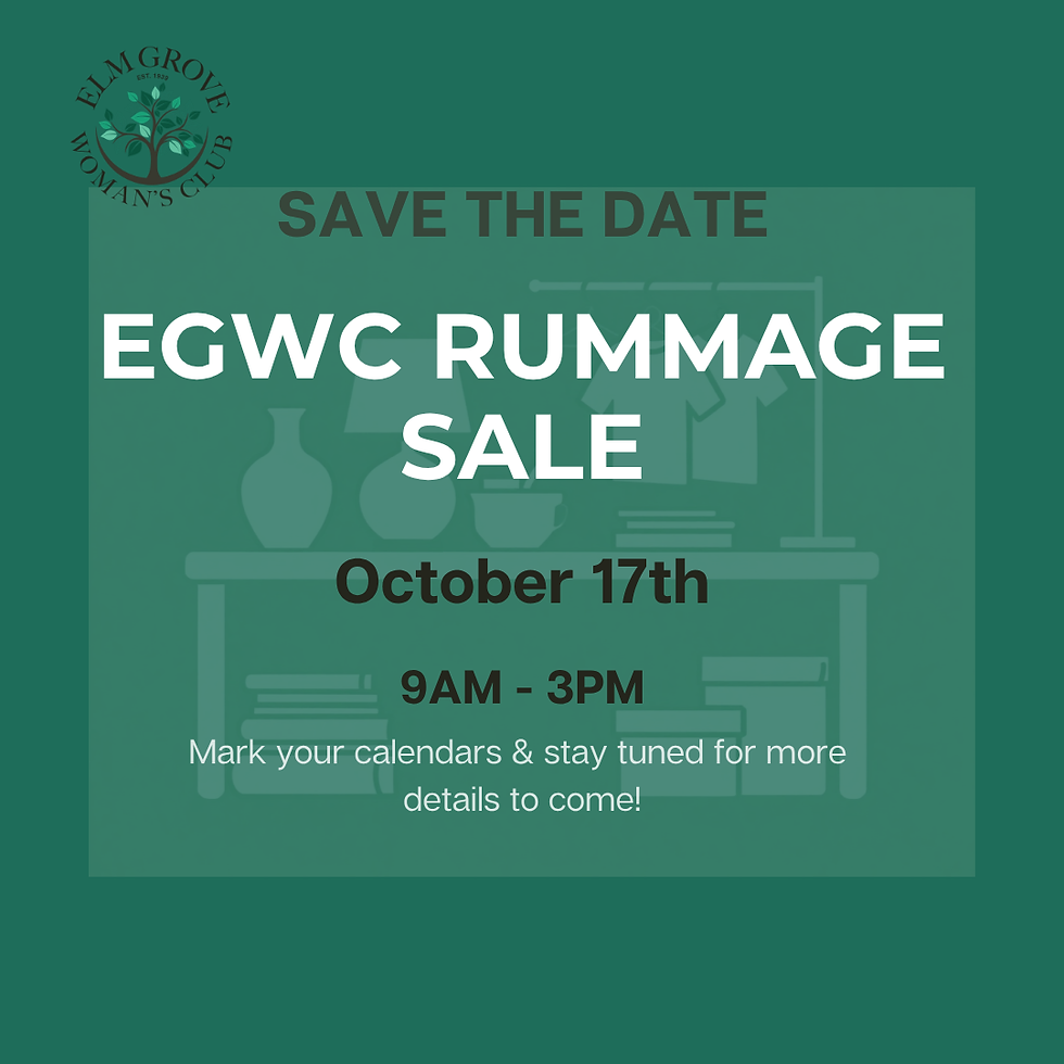 EGWC Community Rummage Sale