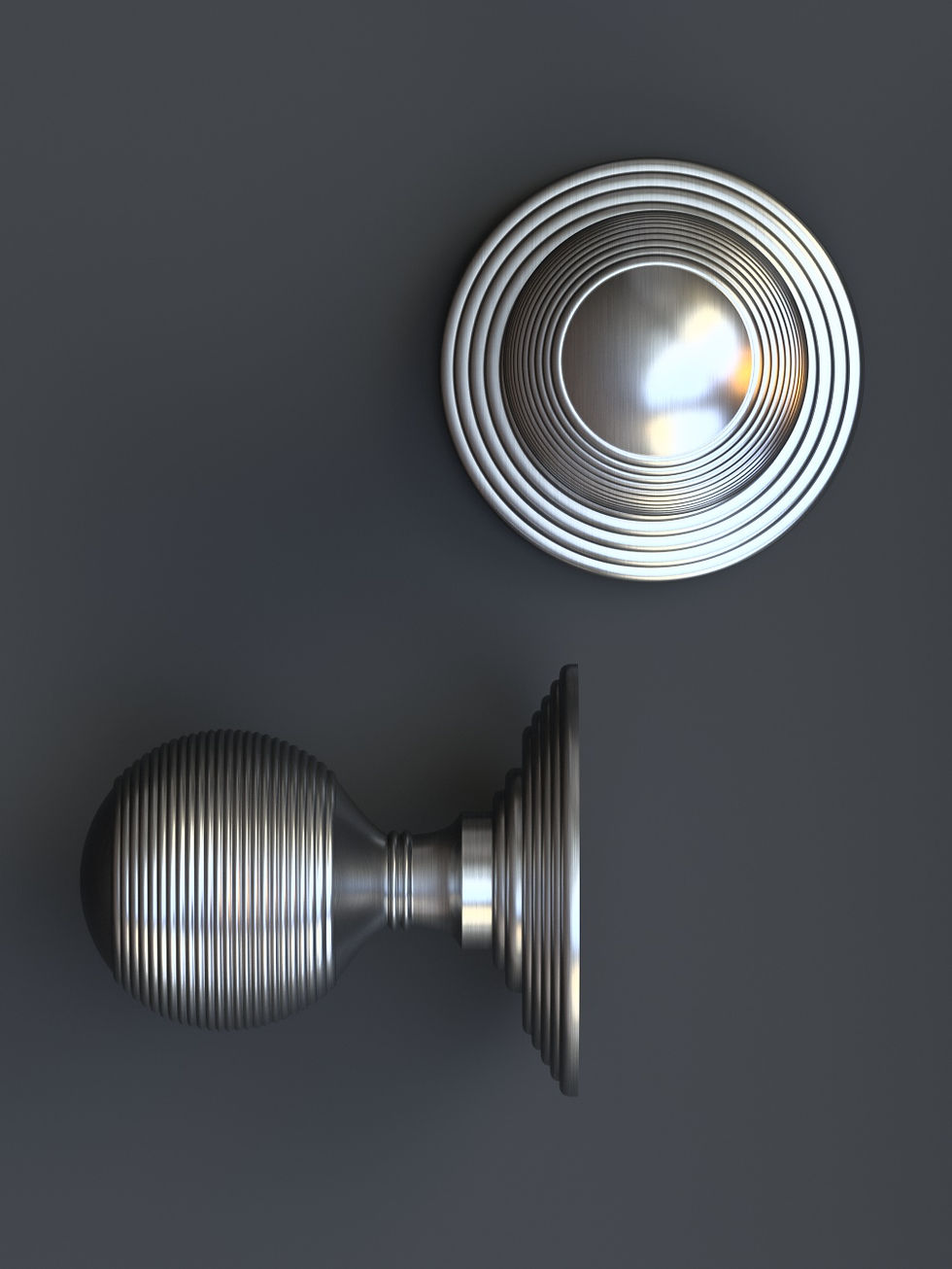 Solano Door Handle Set | Satin Chrome