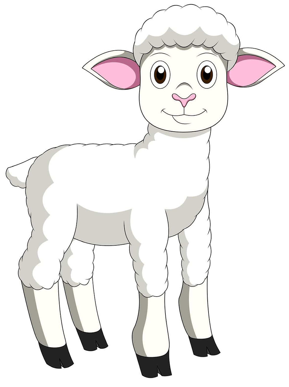 Pippin the Lamb [Adina's Pet Lamb] - art by Leila Ganjaei.jpg