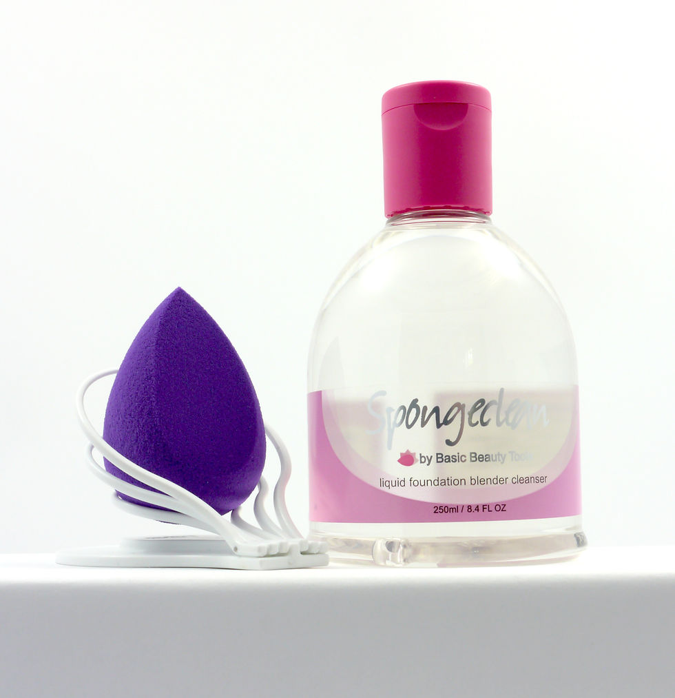 Thumbnail: Spongeclean And White Purple Spongedry Duo Set