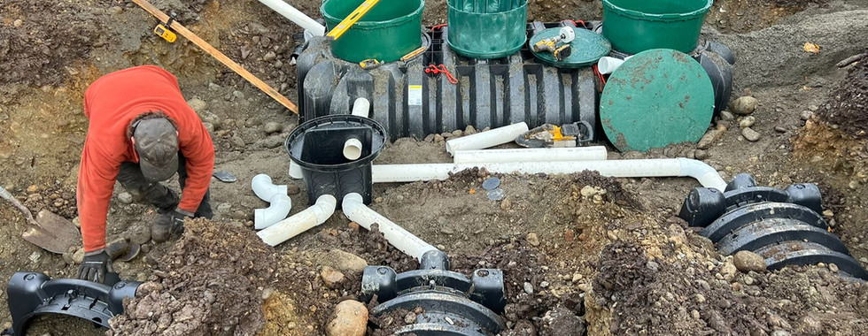 Northern BC septic installation by APX Contracting