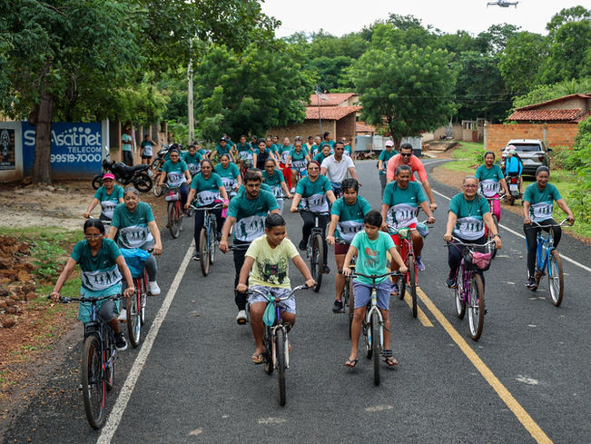 Passeio ciclístico incentiva hábitos saudáveis na comunidade Vertentes 