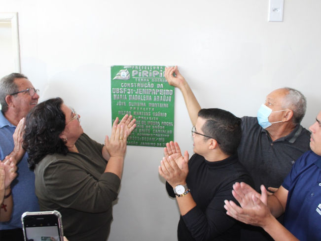 Prefeitura inaugura novo modelo de UBSF no Residencial Jenipapeiro em Piripiri
