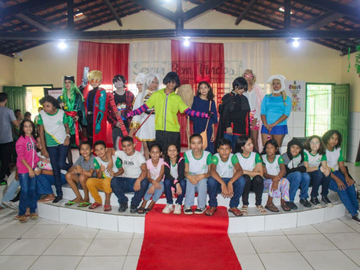 Oficina de Cosplay promove integração e criatividade entre alunos da Escola Paulo Machado