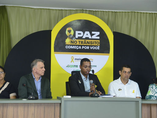 Prefeitura de Piripiri inicia Campanha Maio Amarelo pela segurança no trânsito
