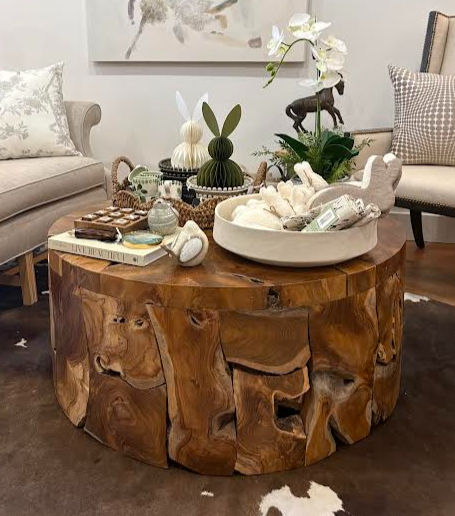 Natural Wood Coffee Table
