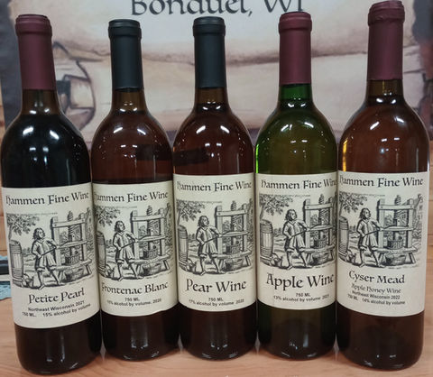Hammen Family Orchard & Winery Fine Wine Bottles