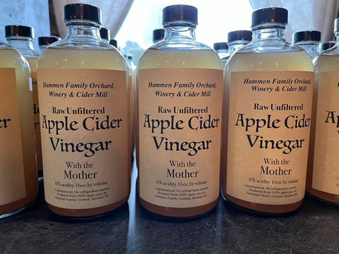 Hammen Family Orchard & Winery Gift Shop apple cider vinegar.
