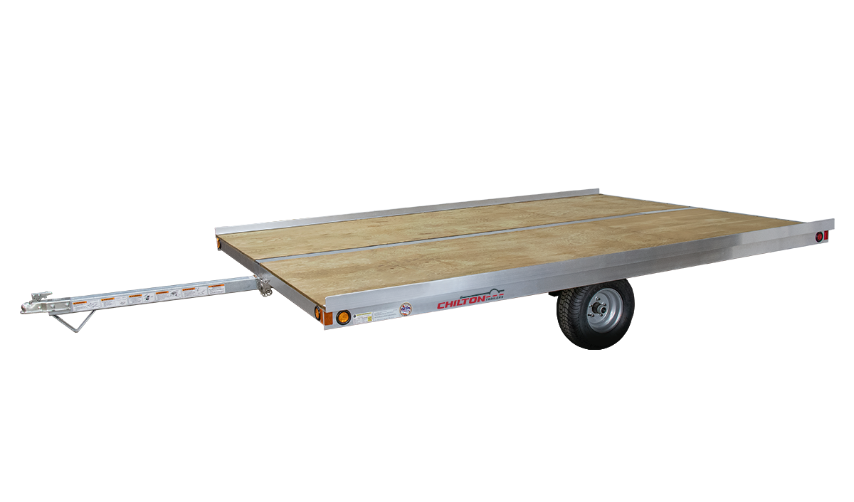 ALUMINUM 8.5×12 UTILITY DECKOVER TRAILER 2200#