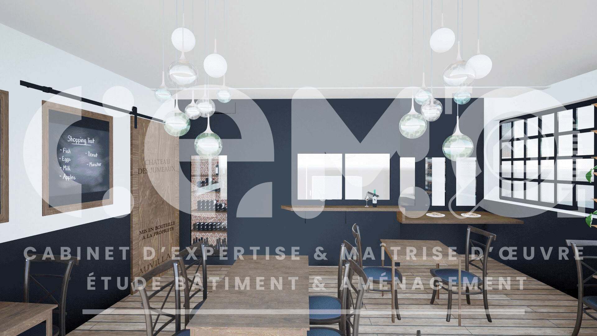 Aménagement d'un restaurant