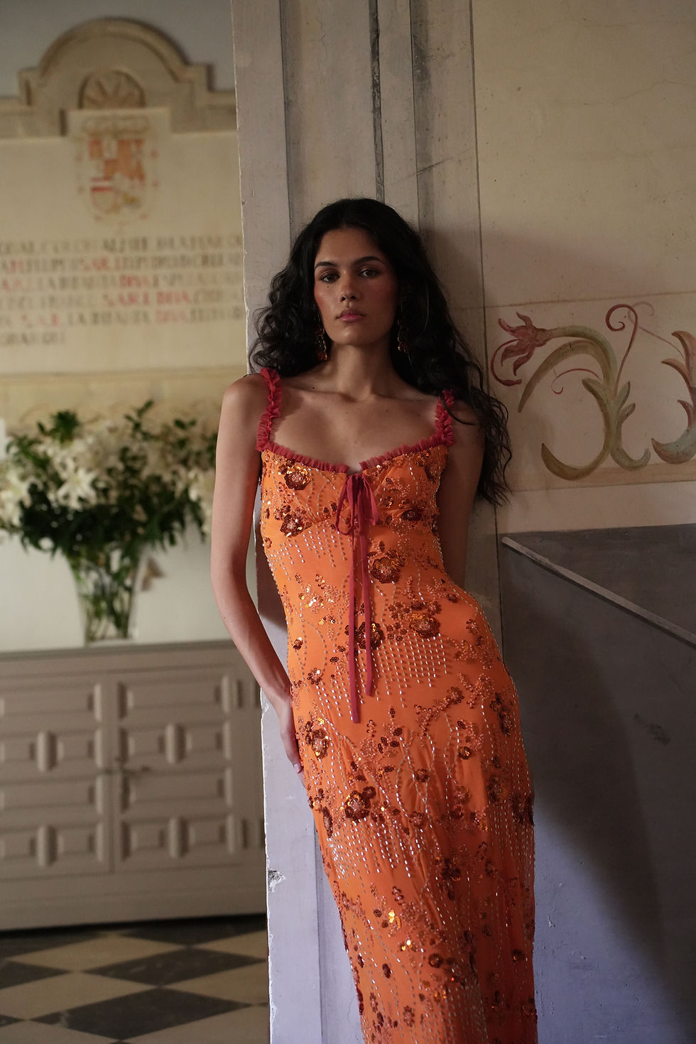 Miniatura: EL INSOMNIO DRESS ORANGE • Red Version