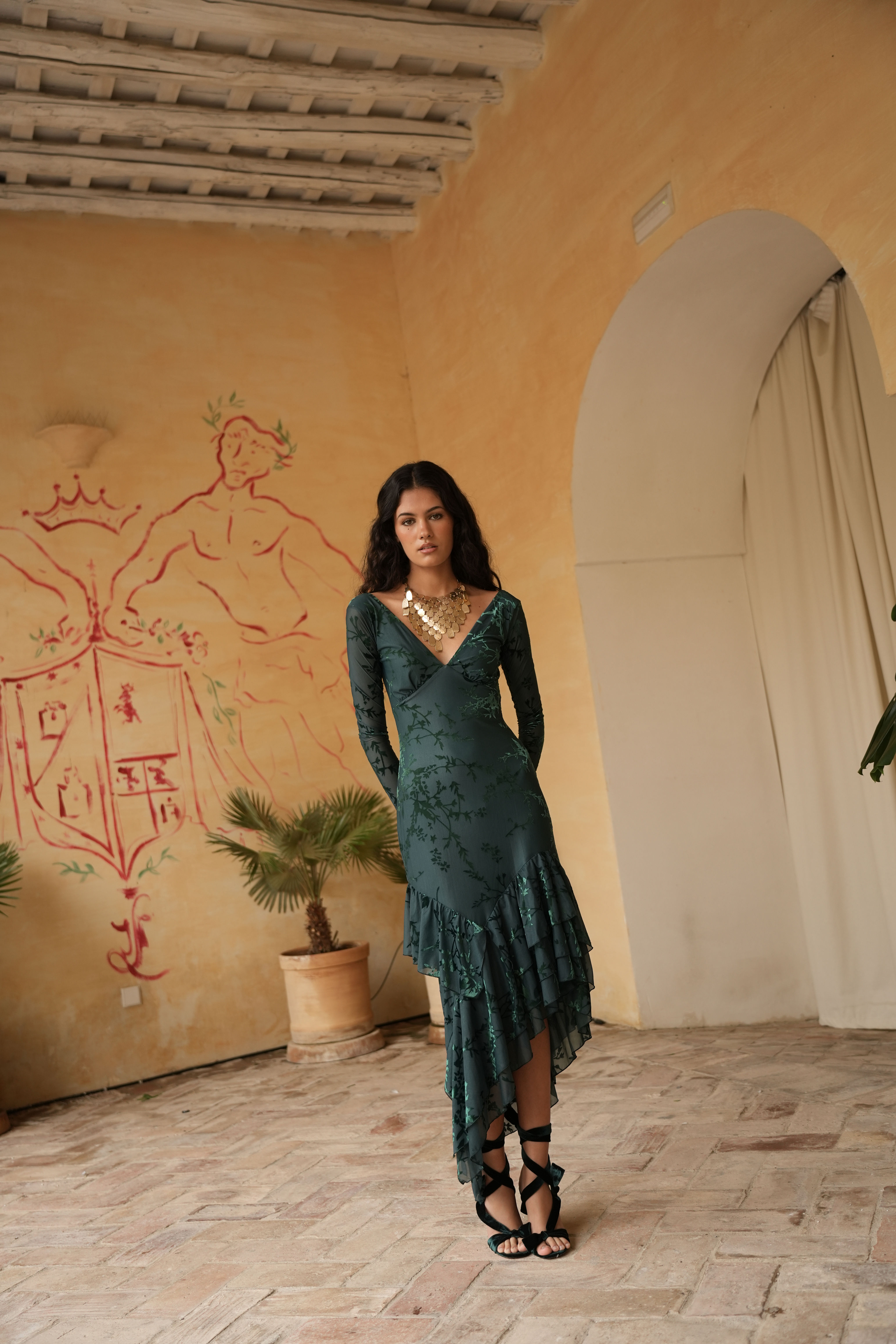 LA MAJA DRESS • Petróleo Version