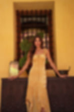 Thumbnail: Copia de LAS PALMERAS DRESS • Ocre Version