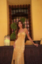 Thumbnail: Copia de LAS PALMERAS DRESS • Ocre Version