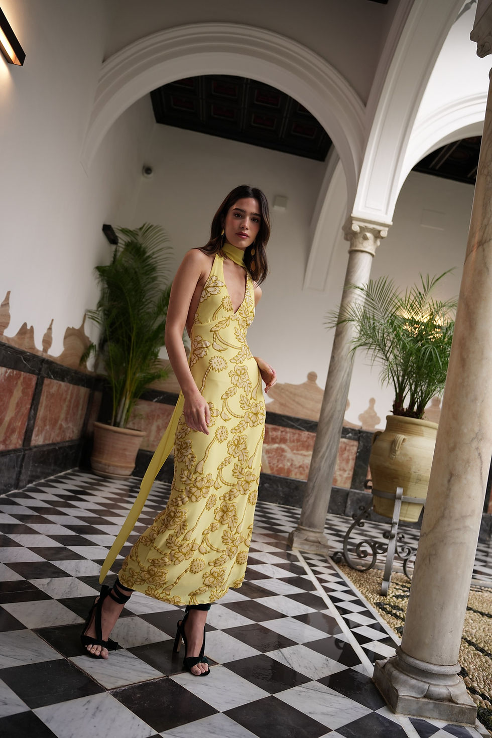 Thumbnail: EL PASO DRESS • Yellow Garden Version