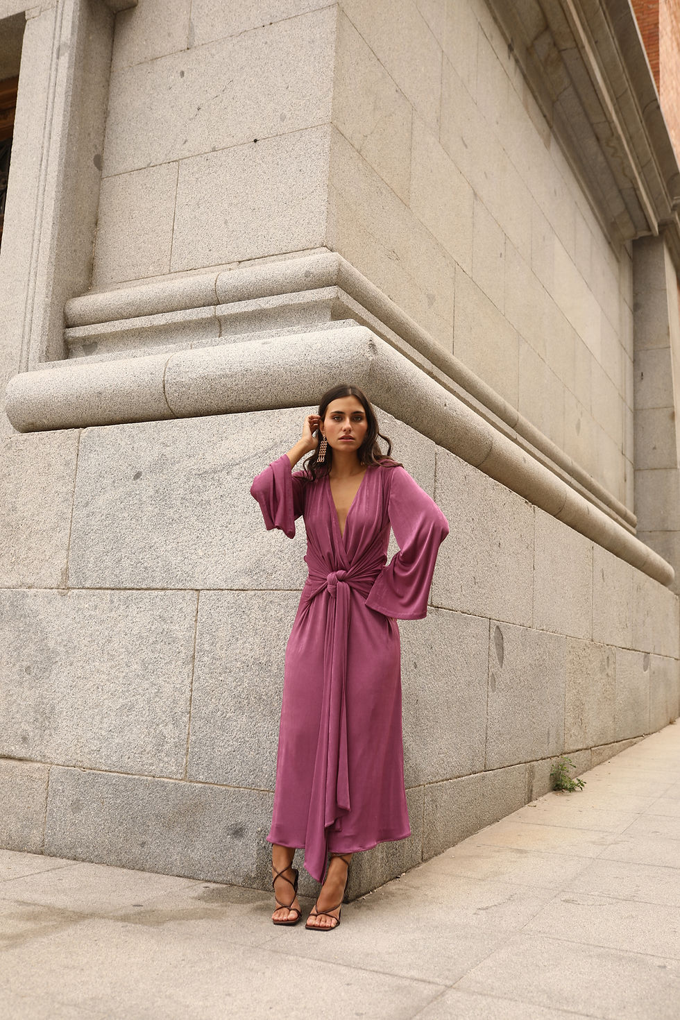 Miniatura: HOLLYWOOD SUL TEVERE DRESS  - MAGENTA