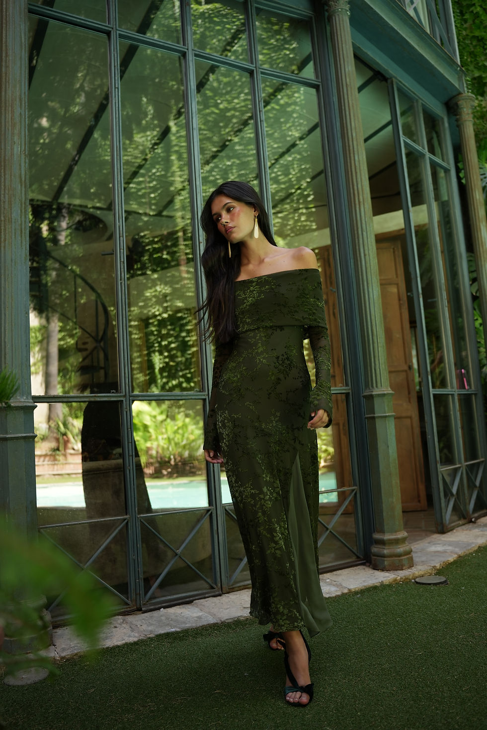 Thumbnail: JURAMENTO DRESS • Shades Of Green Version