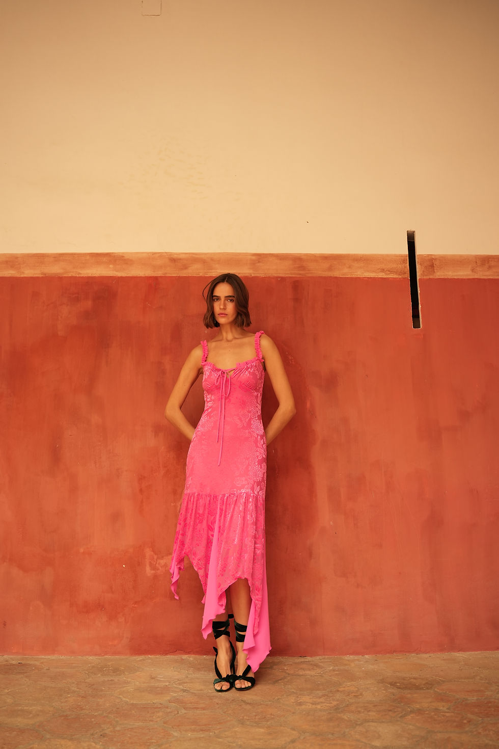 Miniatura: LAS PALMERAS DRESS • Pink Version