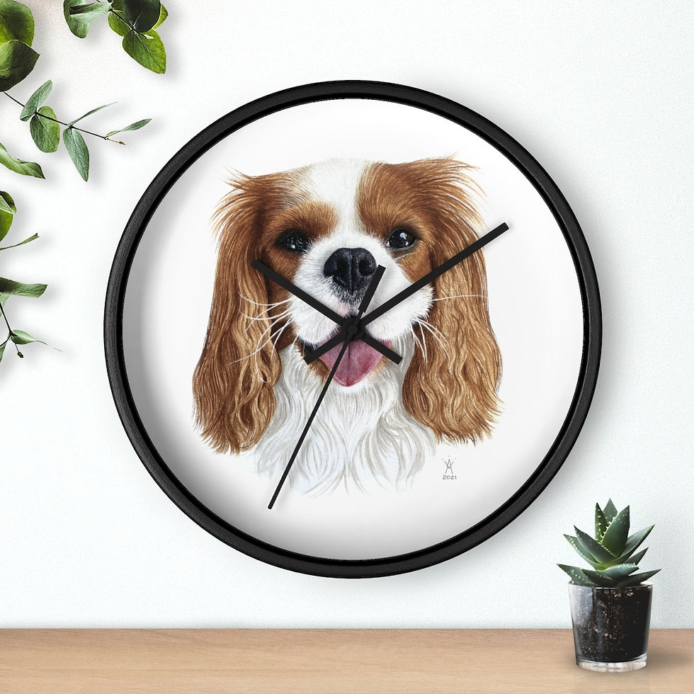 Thumbnail: Wall clock by Amandine's Art