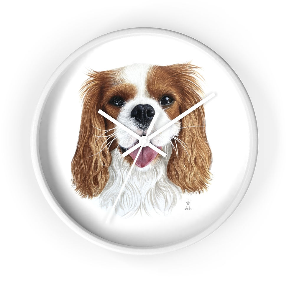 Thumbnail: Wall clock by Amandine's Art