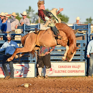 Action from the International Finals Youth Rodeo (IFYR) Photo: Clayton Hibler Jennings Rodeo Photography