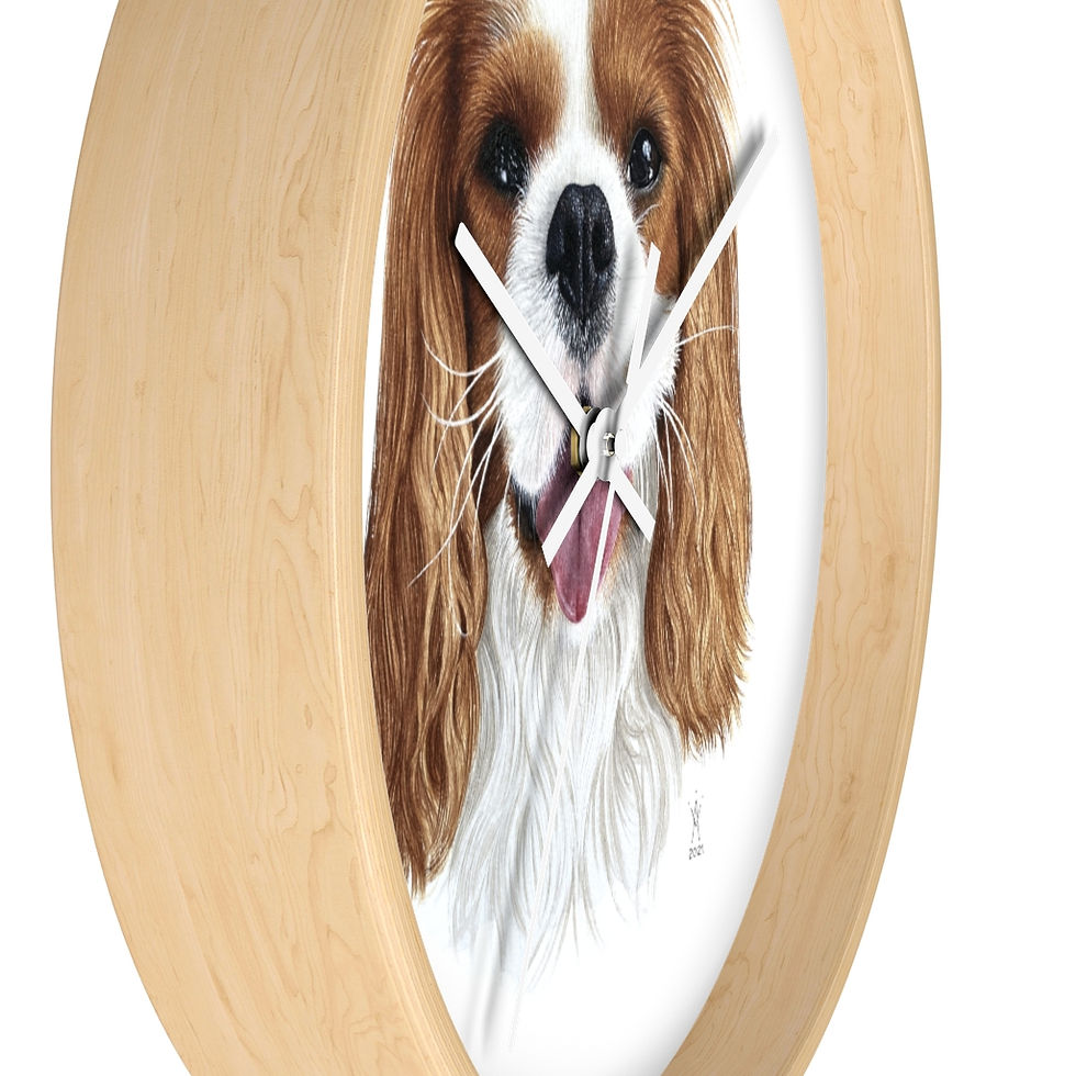 Thumbnail: Wall clock by Amandine's Art
