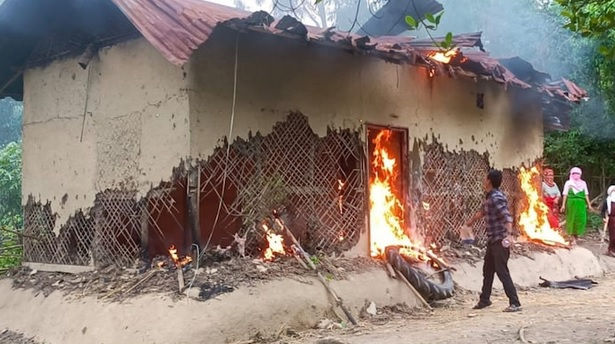 House of man who paraded Manipur women naked set on fire