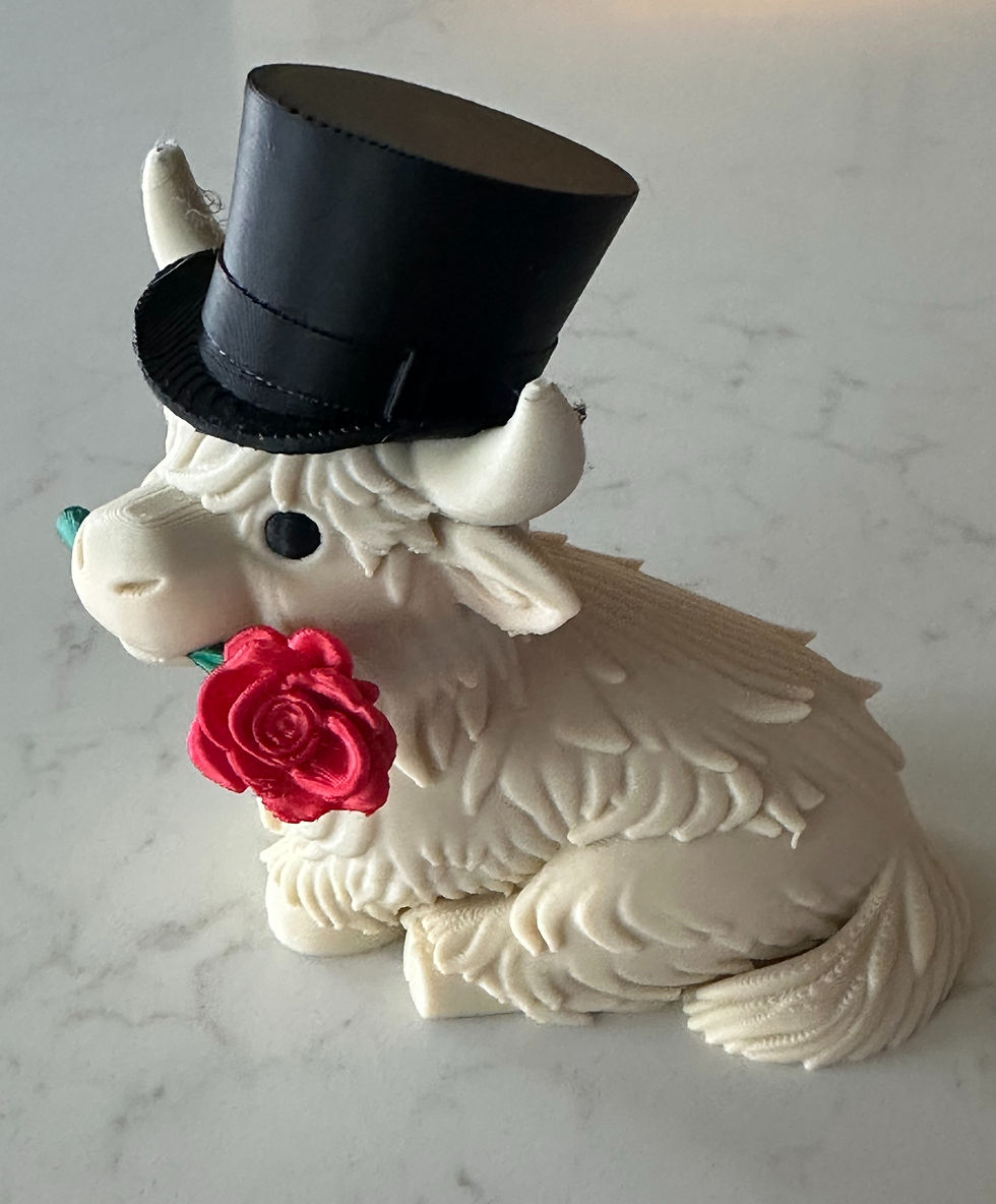 Thumbnail: Valentine’s Highland Cow (Boy)