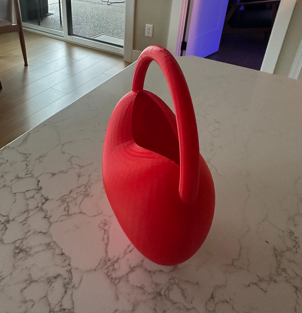 Thumbnail: Valentine Heart Basket with Handle