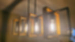 decorative wood pendant light fixture installed in a residential home