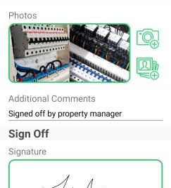 electricians job sheet