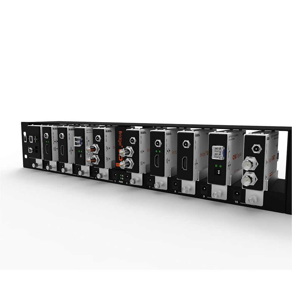 Thumbnail: UHD M-PLUS D UHD Micro Frame Dual Power Supply Rack - 120W/2RU