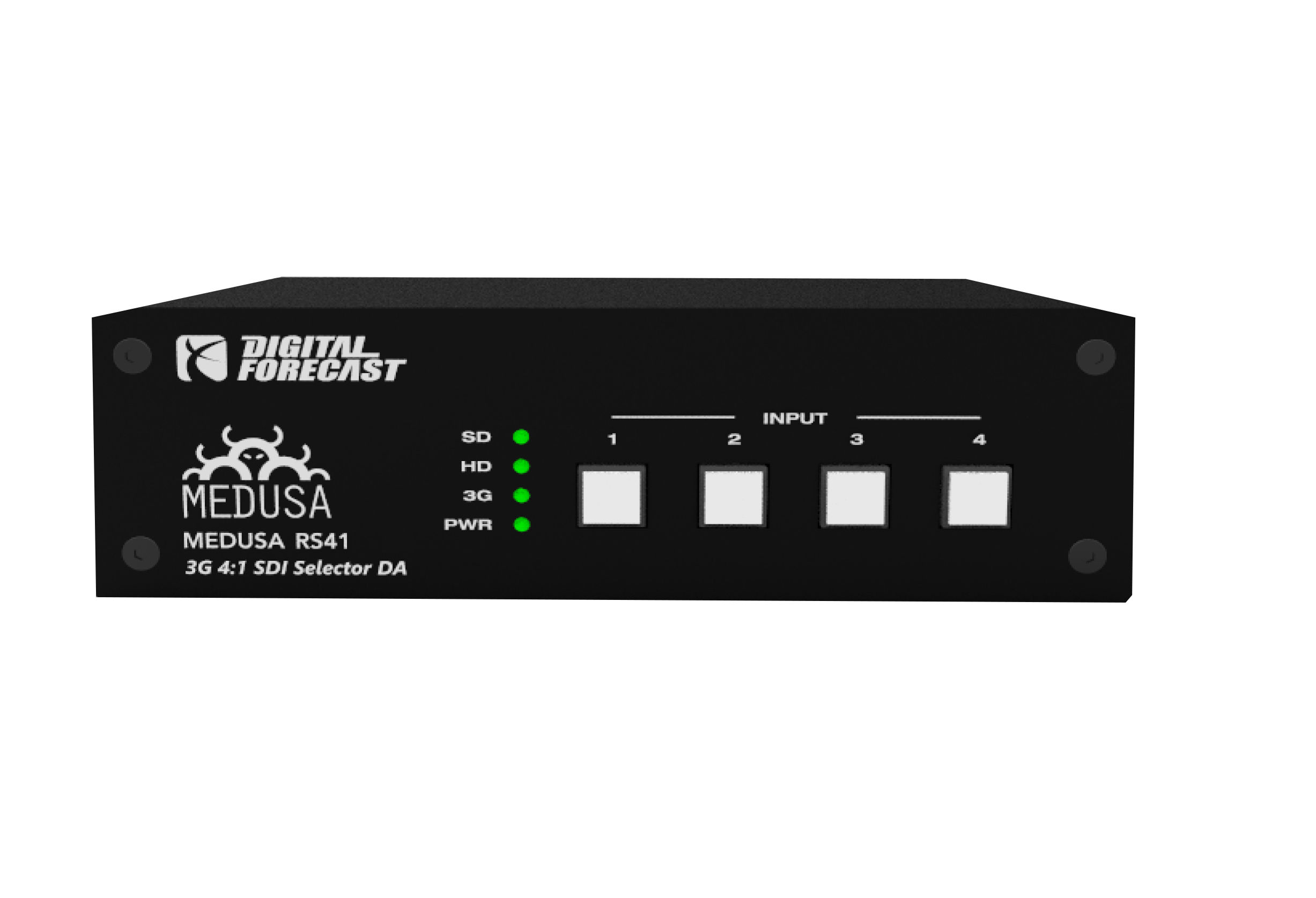 DIGITAL FORECAST MEDUSA RS41, 3G-SDI 4x1 Selector Distribution Amplifier