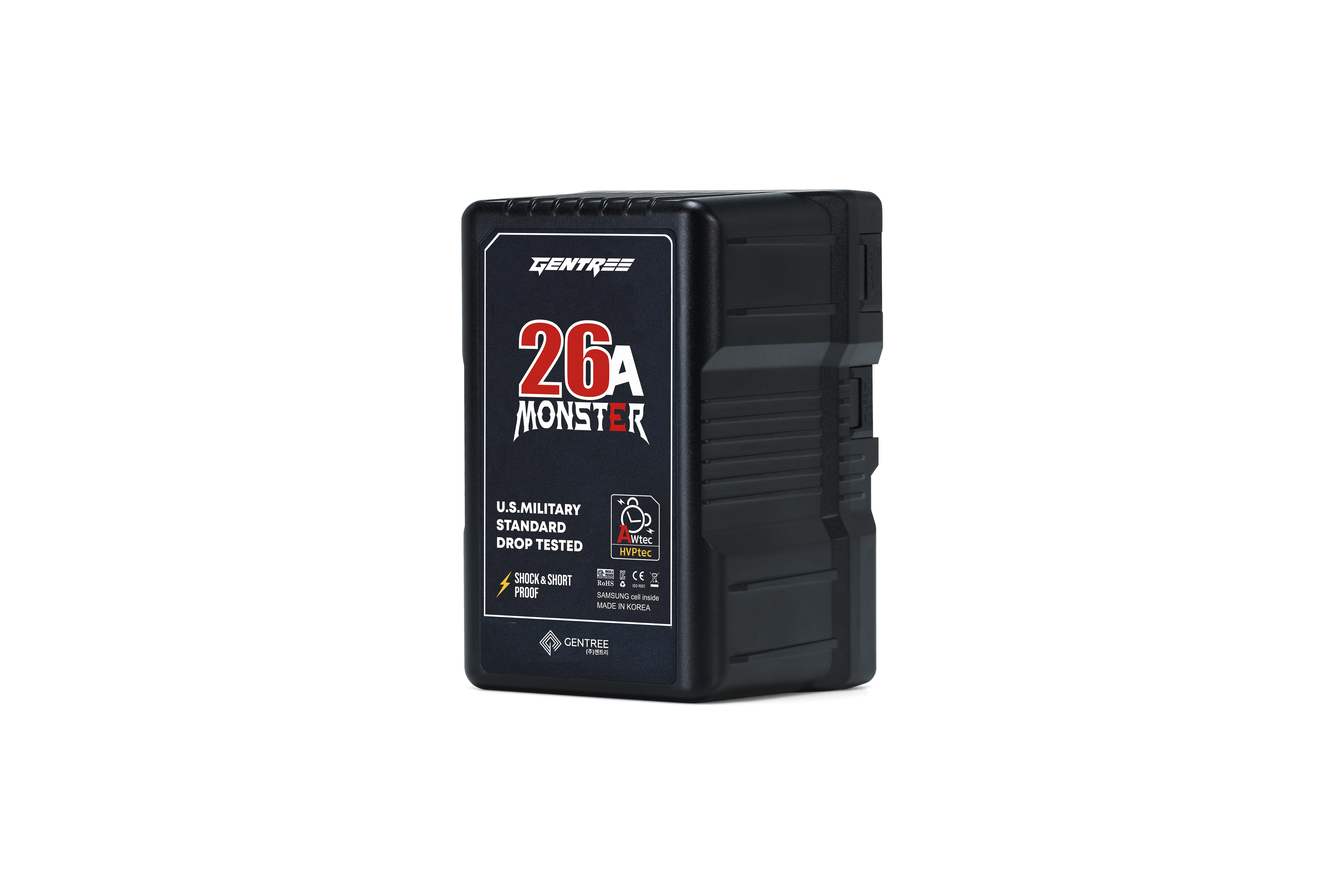 GENTREE MONSTER 390Wh / 27.2Ah Li-Ion V-Mount Battery (26A Max. Discharge)