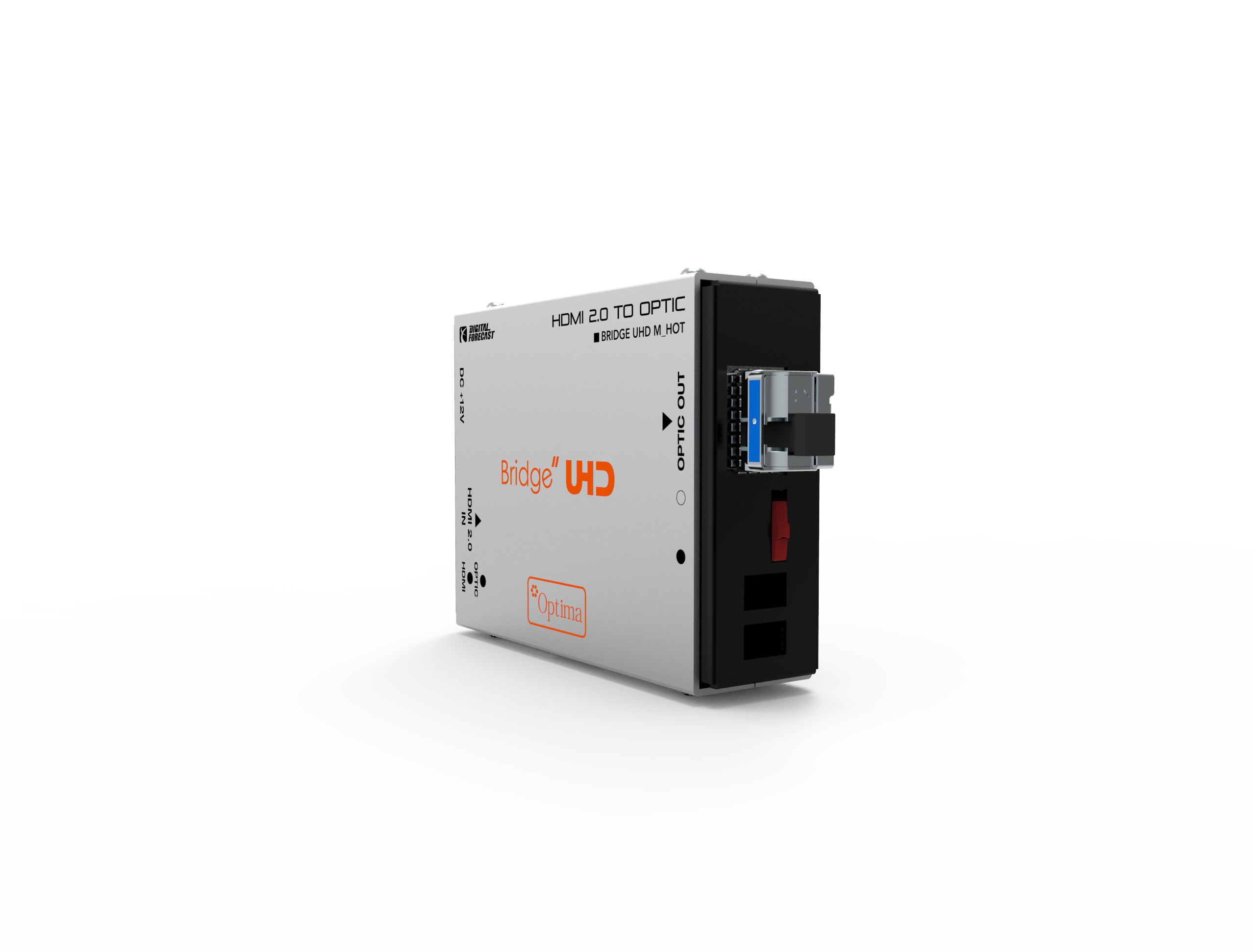 UHD M_HOT HDMI 2.0 to Fiber Optic SingleMode Simplex LC Transmitter/SFP Included