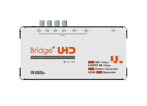 DIGITAL FORECAST UHD X_GEN 12G-SDI/ HDMI2.0 Test Pattern Generator