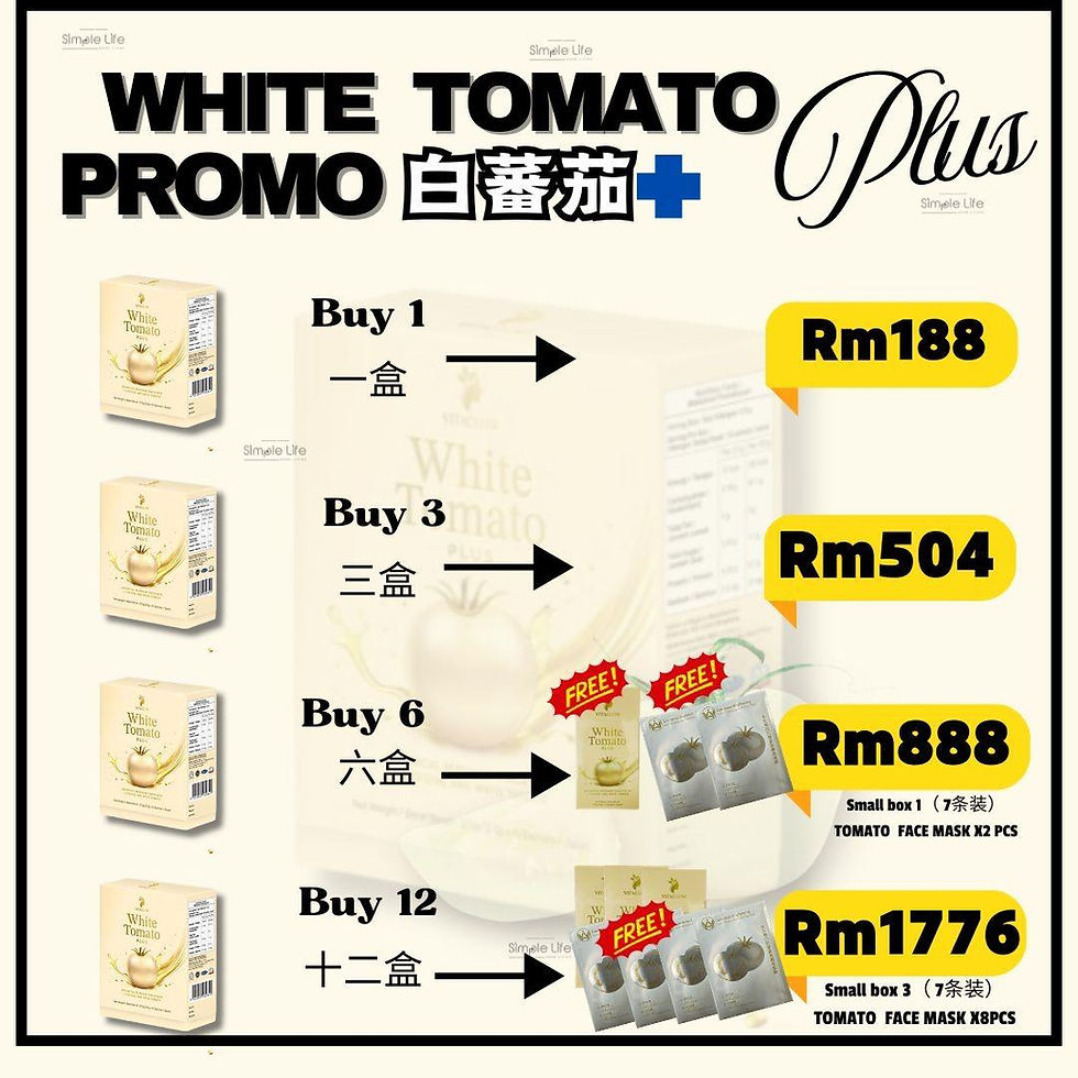 Thumbnail: VitaGlow White Tomato Plus 白番茄 Whitening britening anti-aging antioxidant 美白 抗老