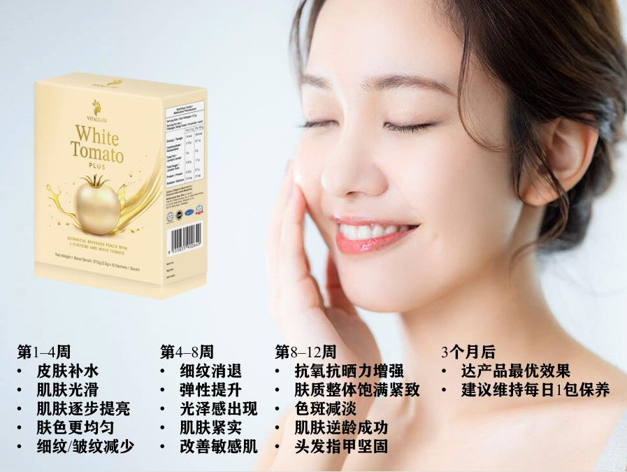 Thumbnail: VitaGlow White Tomato Plus 白番茄 Whitening britening anti-aging antioxidant 美白 抗老