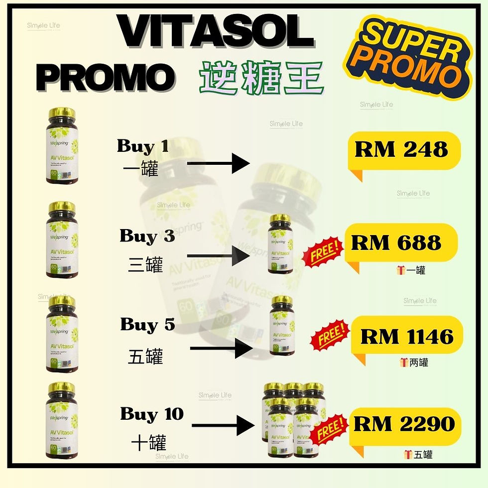 Thumbnail: AV Vitasol  Herbal Supplement  Bitter Melon+Gymnema 100% natural 逆糖王 diabetis 糖尿