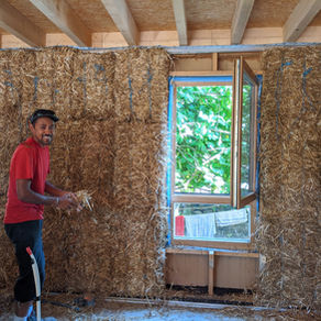 Chantier participatif paille
