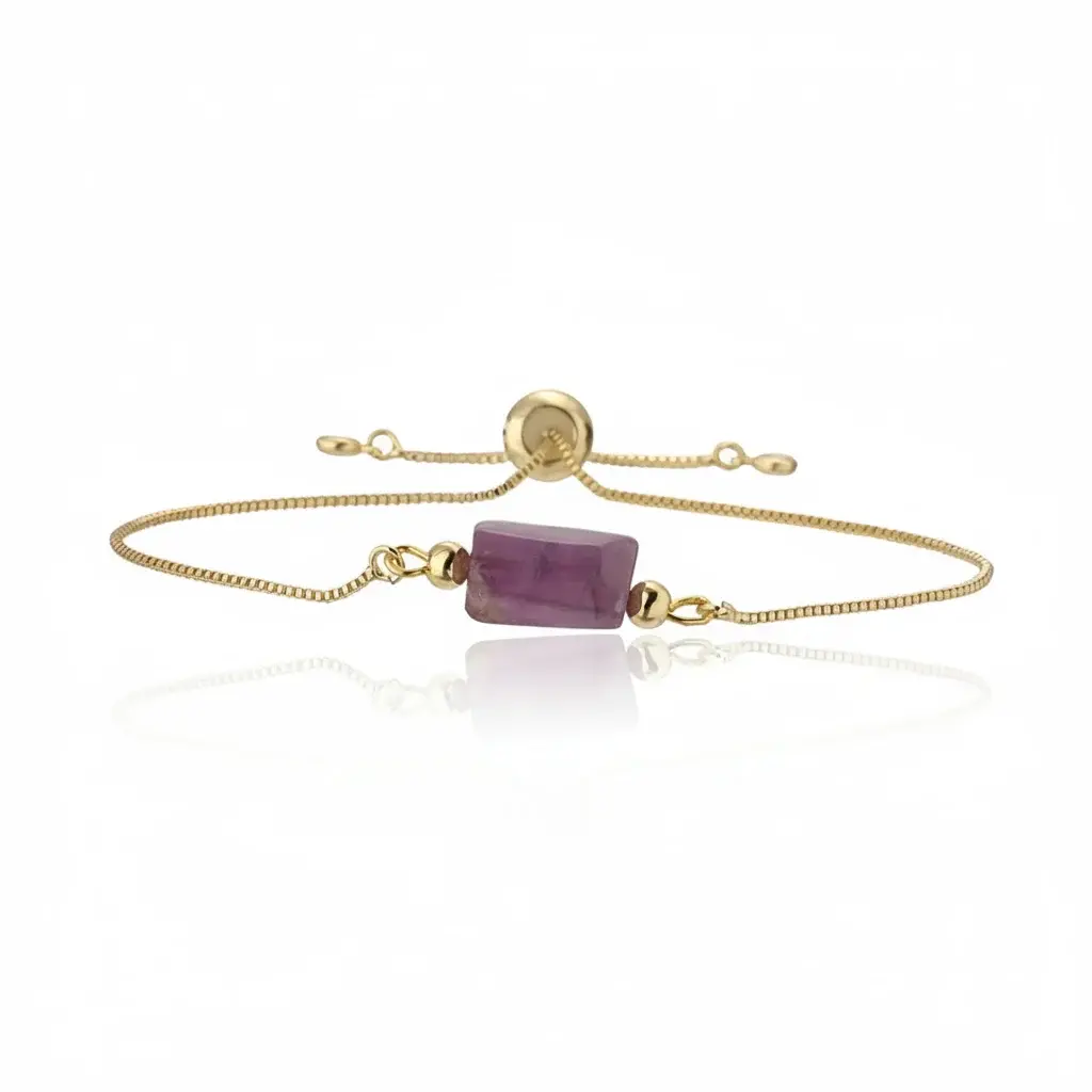 Pulseira Aura de Ametista – Conexão & Equilíbrio