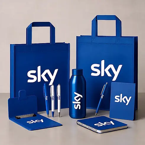 Brand identity materials including logo, color palette, and typography strategy