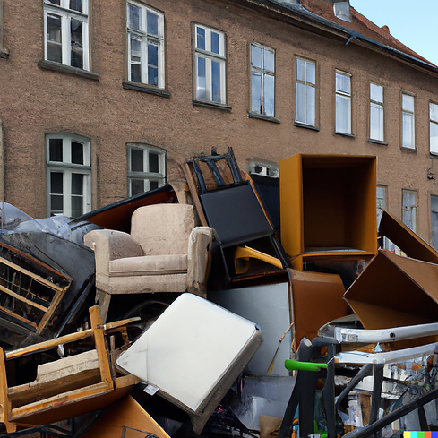 DALL·E 2023-03-03 23.48.01 - piled up furniture in Frederiksberg square copenhagen .png