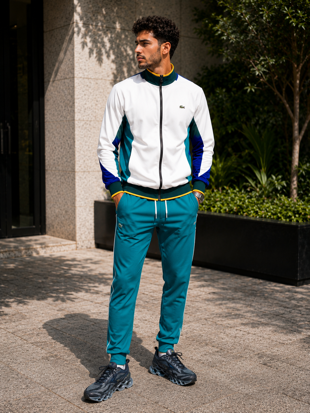 Conjunto Lacoste Color Blok