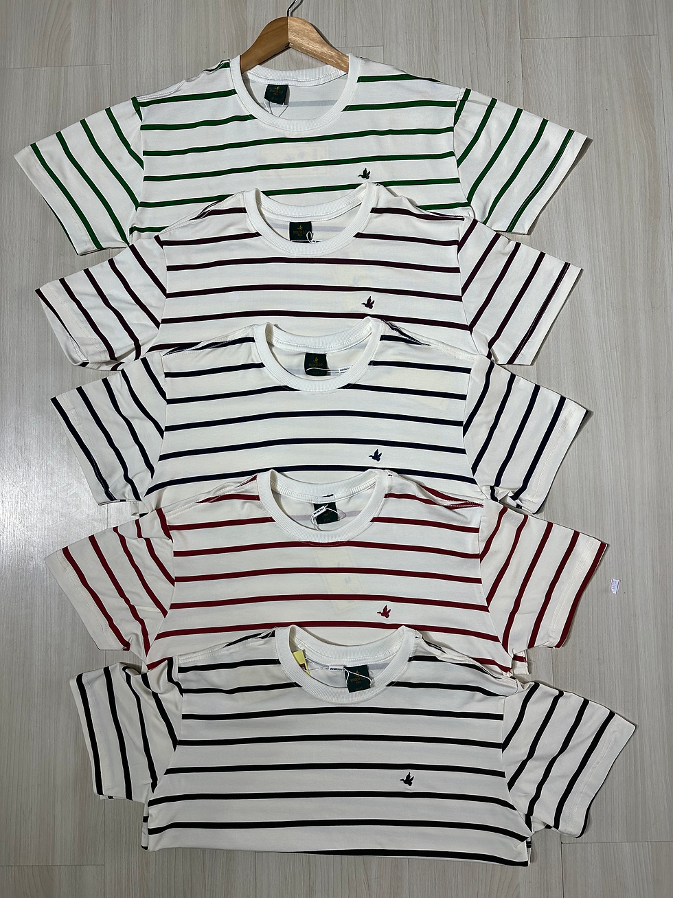 Miniatura: Camisetas Egipcias Mod Brooksfiled Listrada 