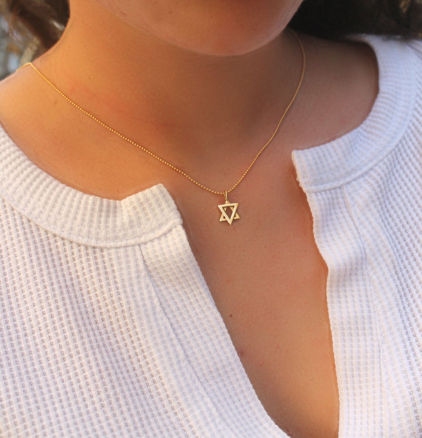 OL - שרשרת מגן דוד