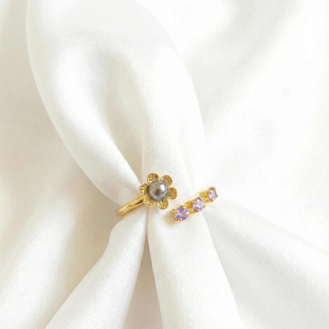 Limor Beker | טבעות - קרין פרח ורוד